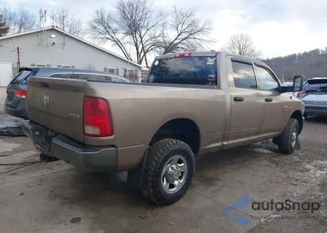 2010 Dodge Ram 2500 St from USA, damaged, VIN 3D7TT2CT5AG123012